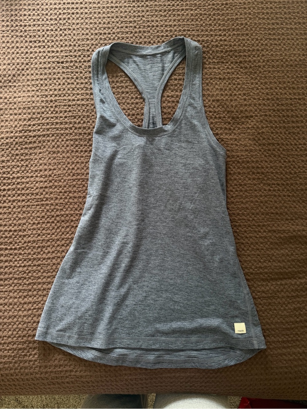Vuori Grey Racerback Tank Top